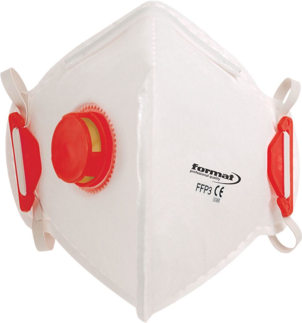 FORMAT Atemschutzfaltmaske Atemschutzmaske mit Ventil FFP3