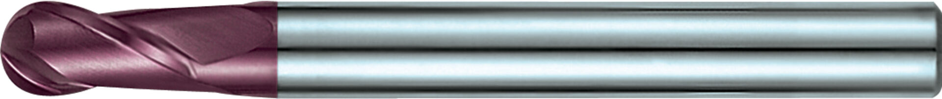 FORMAT Radiusfräser 5,0mm HA Z2 D6mm WN VHM TiALN