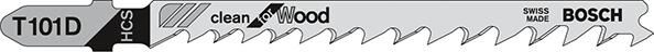 BOSCH 100 Stichsägeblätter T 101 D