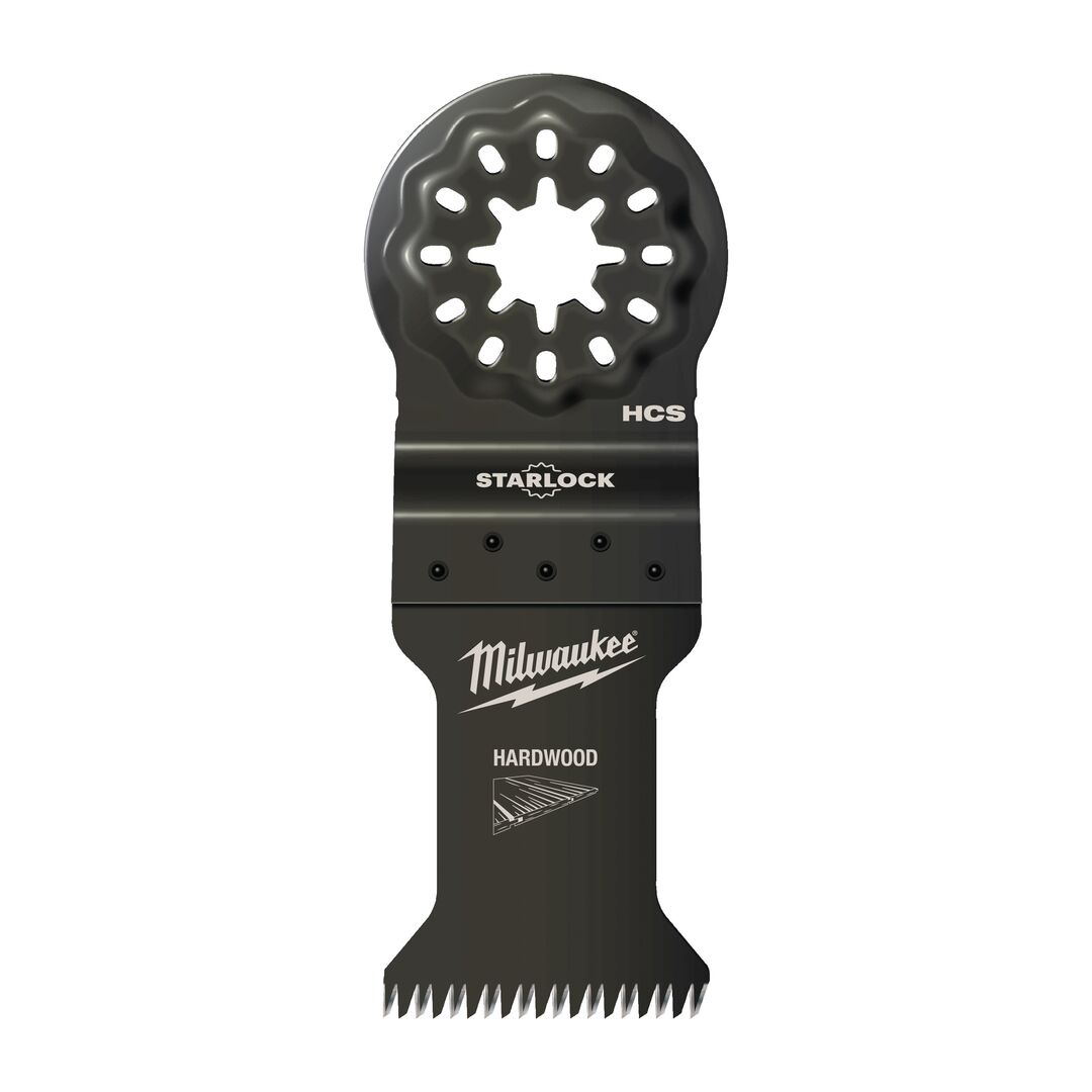 MILWAUKEE Sägeblatt Tauchsägeblatt Starlock BiM 35x42mm für Holz mit Nägeln