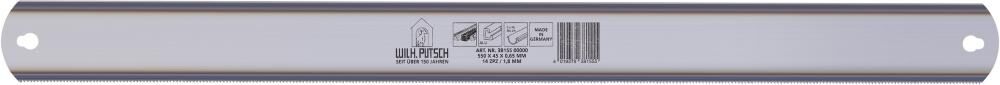 WILPU Gehrungssägeblatt für Holz 550x45x1,8mm Nr. 106