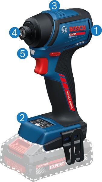BOSCH Akku-Schlagschrauber EXDR18V-230 solo, in L-BOXX
