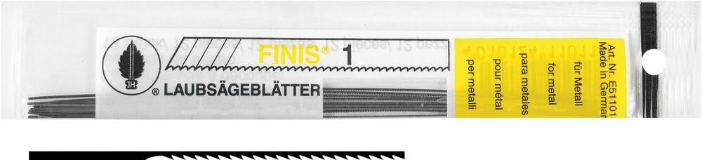 HAUNSTETTER Laubsägeblatt Finis Gr. 5 feingezahnt