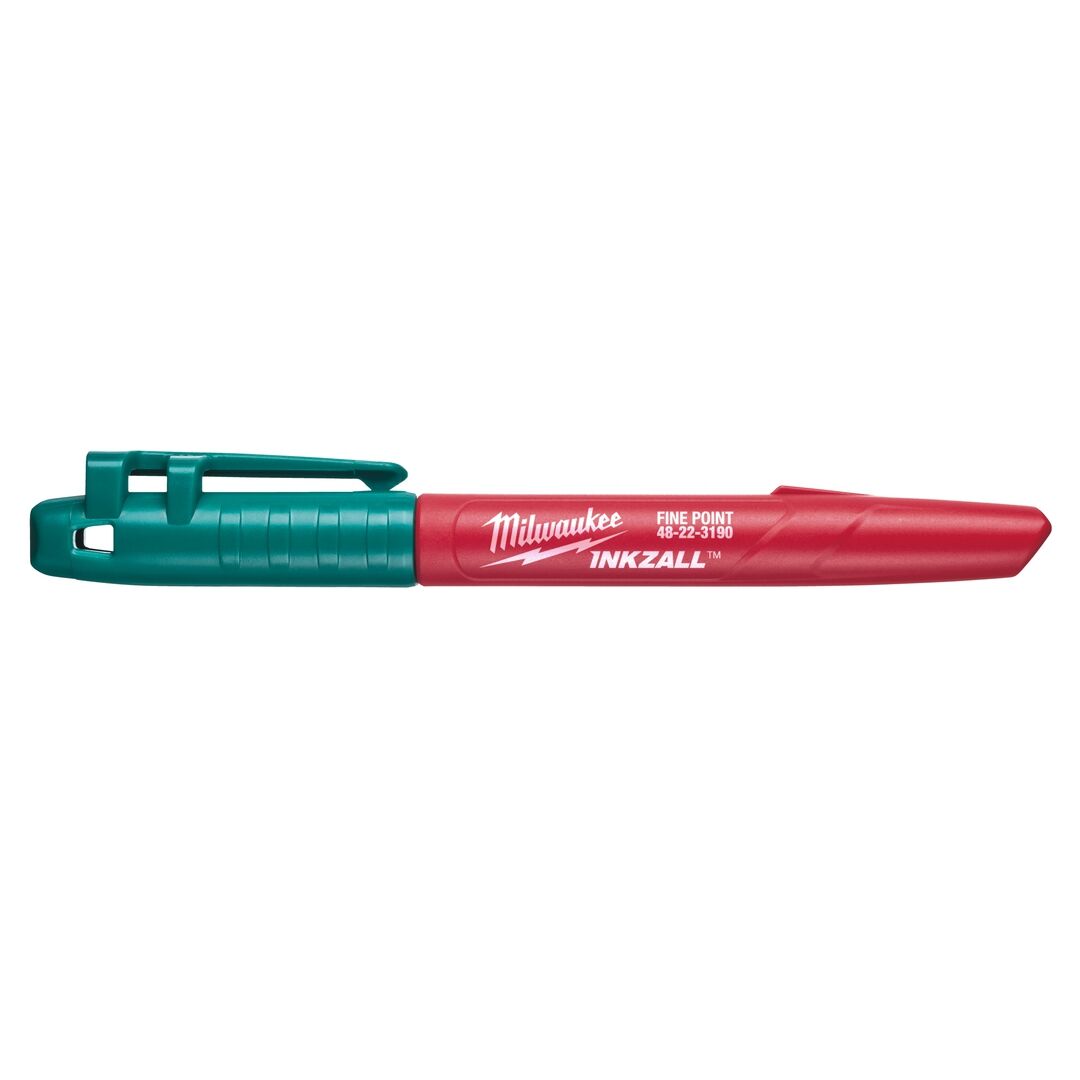 MILWAUKEE Permanentmarker Set fein 4 Stück schwarz rot blau grün INKZALL