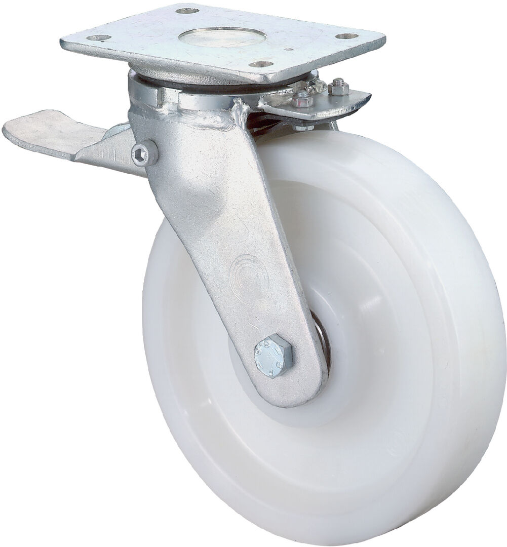 BS ROLLEN Lenkrm Fe Polyr Ku La Anschrpl 125mm