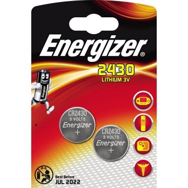 ENERGIZER Spezialzelle Lithium CR2430 2 Stück 637991