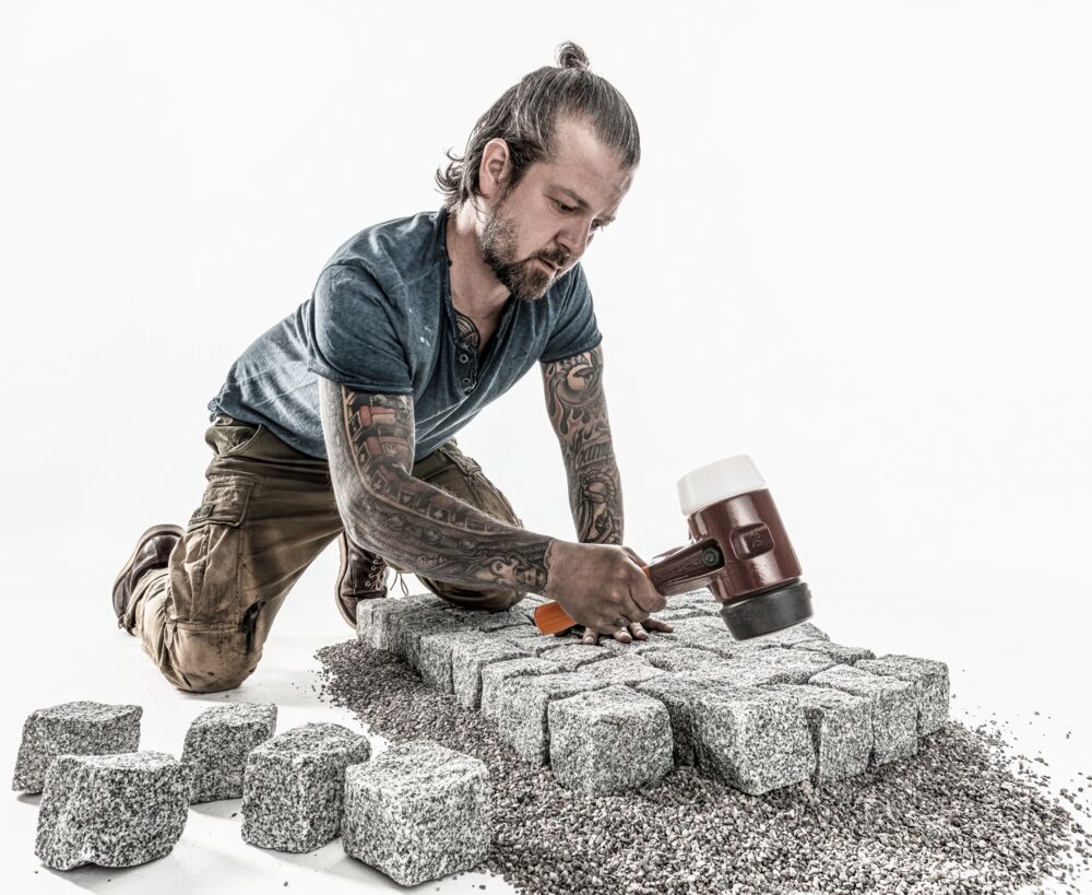 HALDER Schonhammer SIMPLEX 60mm Gummi/Superplastik