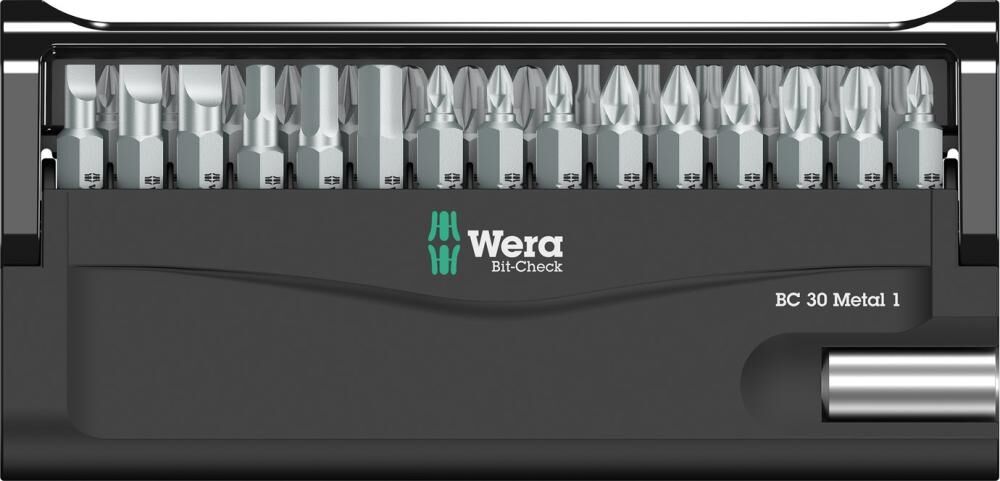 WERA Bit Set 30-teilig Metal 1