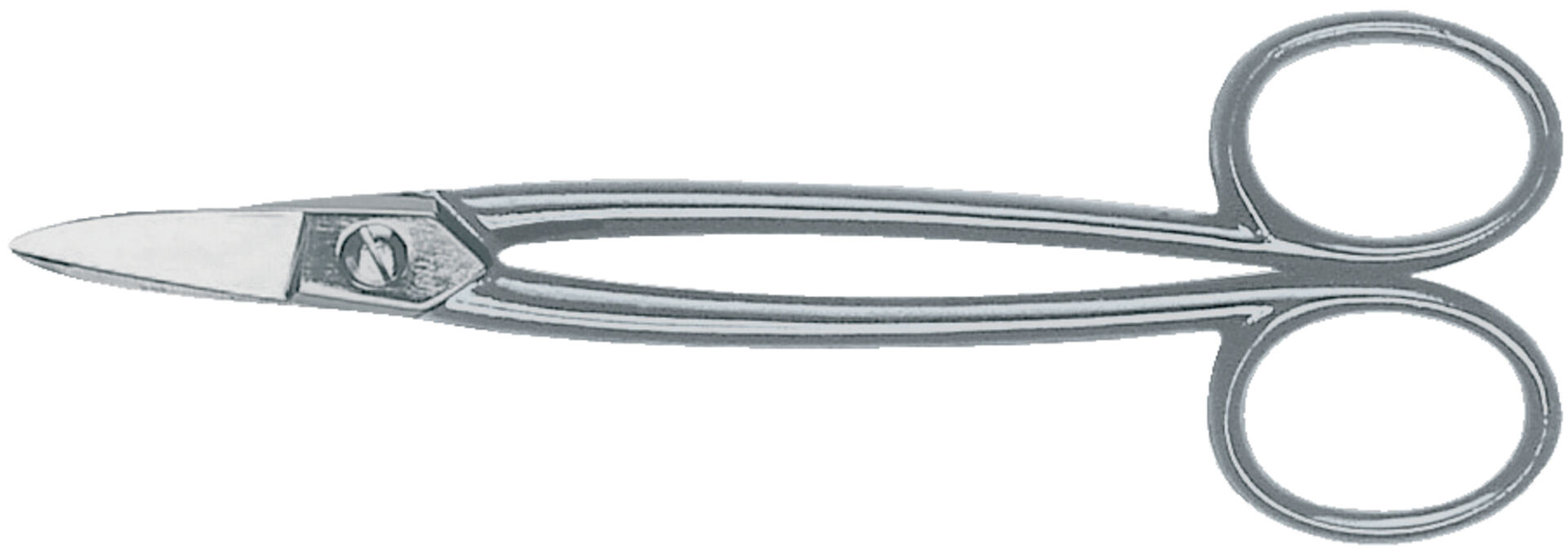 ERDI Goldschmiedeschere mitGriffaugen 180mm ger. vernick.