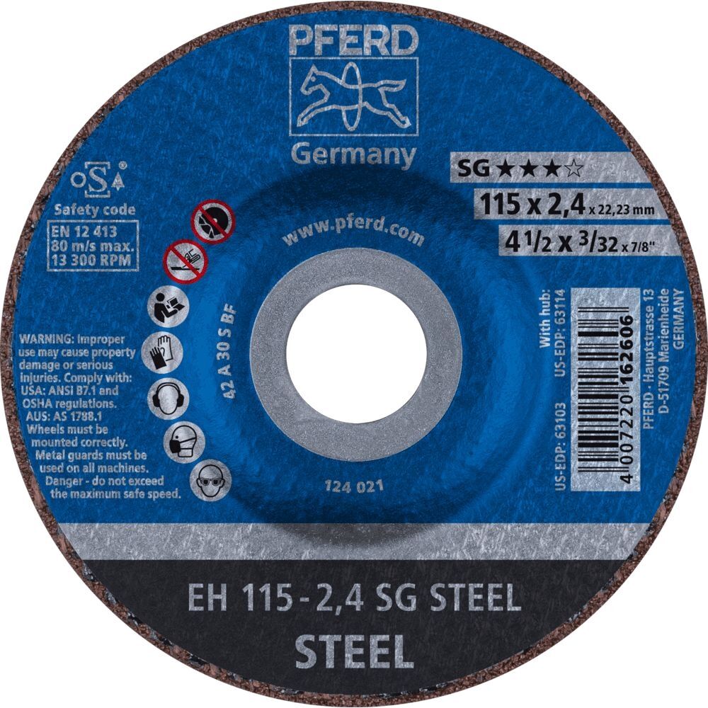 PFERD Trennscheibe A30SSG 115x2,4mm gekröpft