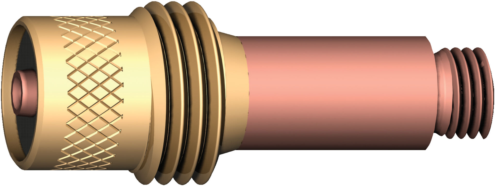 Spannhülsengehäuse mitGaslinse 2,4mm Nr. 13 SR 17-26