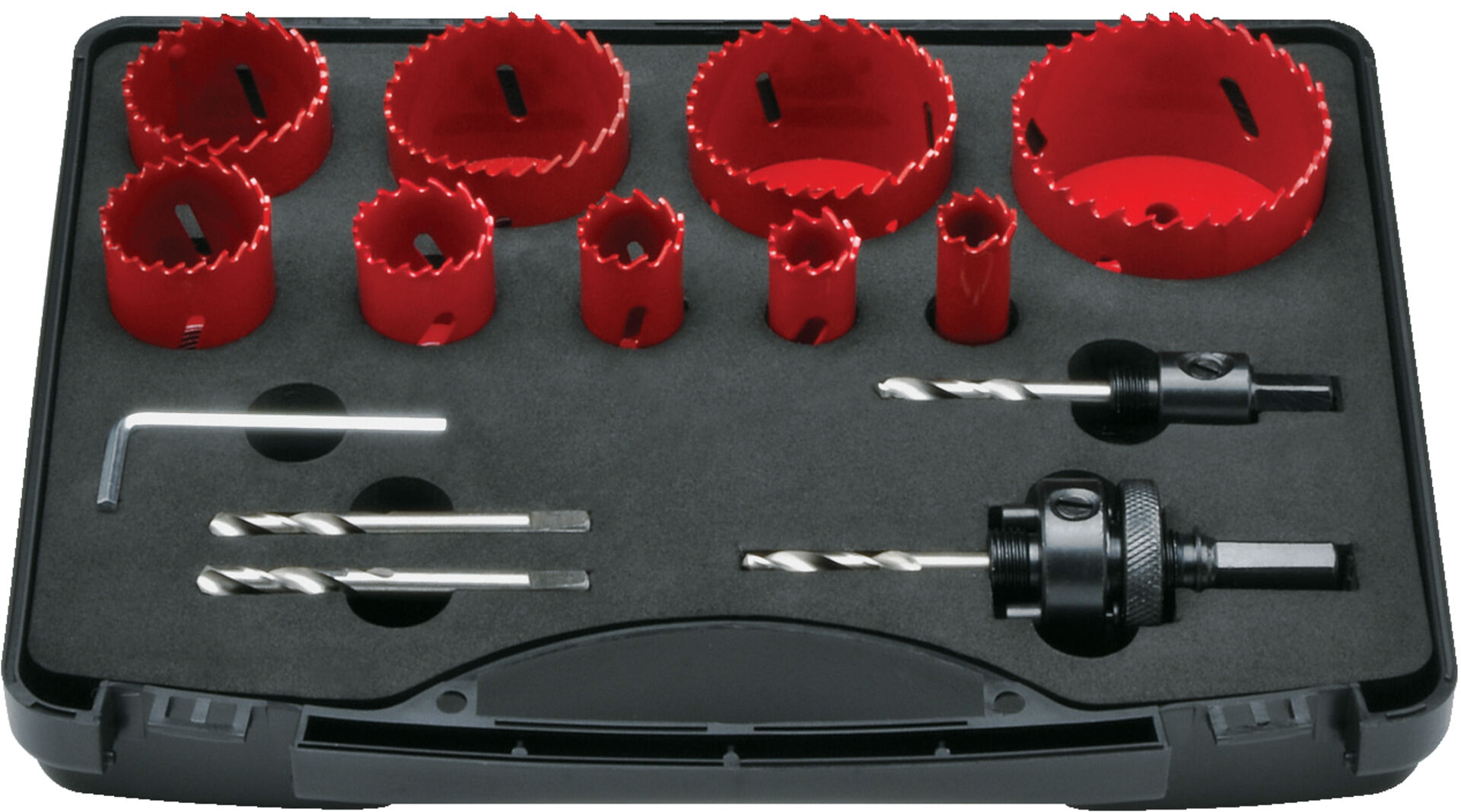 FORMAT Lochsägen-Set HSS Bi M42 16-67mm mit Zubehör