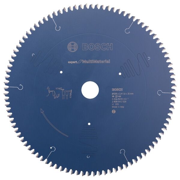 BOSCH Kreissägeblatt HW Expert 305x30x2,4 96 T TR