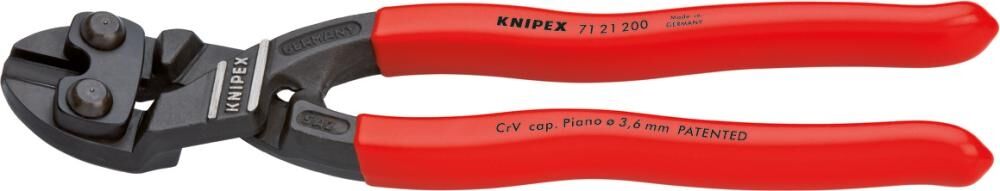 KNIPEX Kompakt-Bolzenschneider 200mm CoBolt schwarz atramentiert 71 21 200