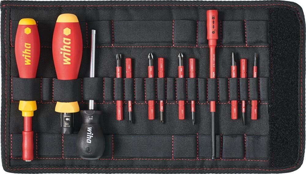 WIHA Drehmoment-Schraubendreher Set 0,8-5,0 Nm 13-teilig in Tasche