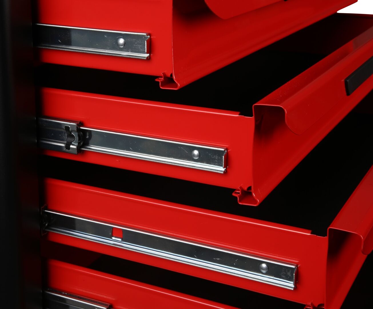 KS-TOOLS KS TOOLS ECOline SCHWARZ/ROT Werkstattwagen mit 7 Schubladen