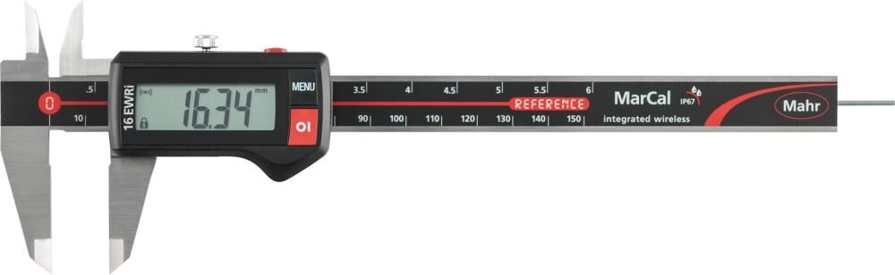 MAHR Digitaler Taschenmessschieber IP67 mit integriertem Funksystem