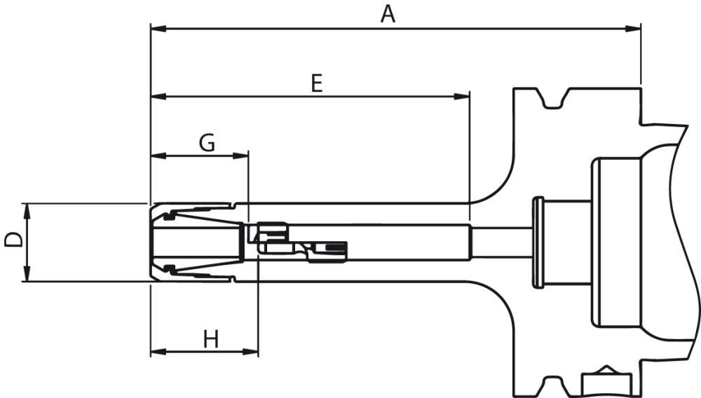 FAHRION Schrumpffutter CP11M HSK-A63-100 DIN69893A
