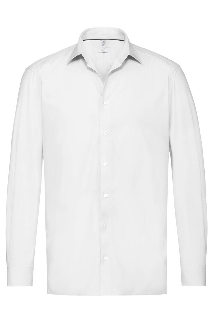 GREIFF Herrenhemd langarm PREMIUM Gr. 43/44 Regular Fit white
