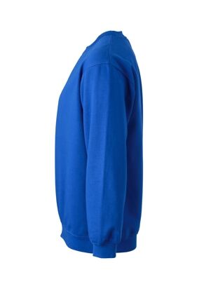 JAMES & NICHOLSON JN Round-Sweat Heavy JN040 80%BW/20%PES royal Größe M