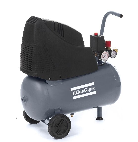 ATLAS COPCO Druckluft-Kompressor mobil Ah 15-8 E 24 M 230V schallgedämmt ölfrei