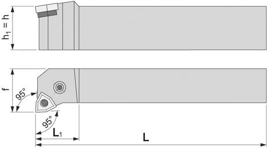 FORMAT Klemmhalter 95 Grad PWLNL 2525 M08
