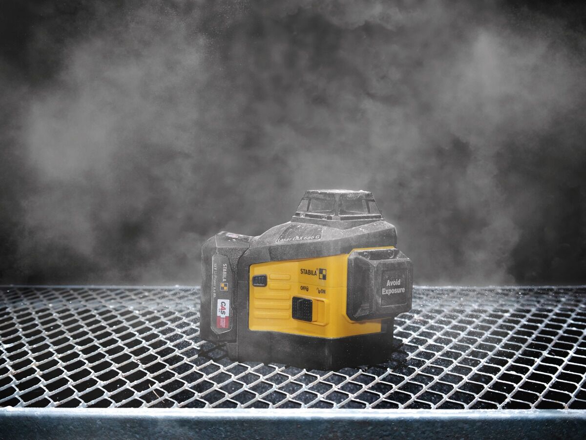 STABILA Multilinien-Laser Set LAX 600G 12V 3x360 Grad Greenbeam-Linien 7-teilig