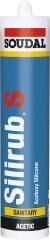 SOUDAL Sanitärdichtmasse Silirub S schwarz 300ml