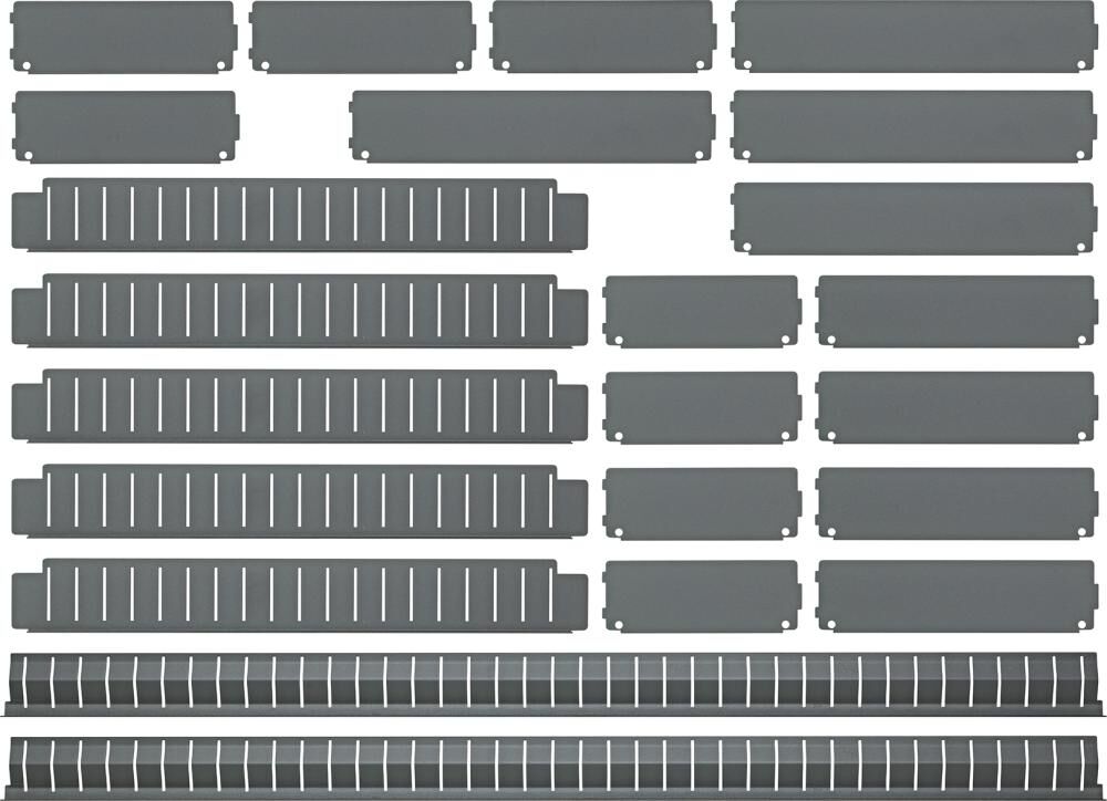 WERA FORMAT Einteilungs-Set für Schubladen 760x398mm 23-teilig