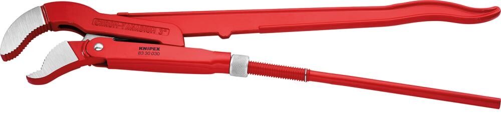 KNIPEX Rohrzange S-Maul 680mm rot pulverbeschichtet 83 30 030