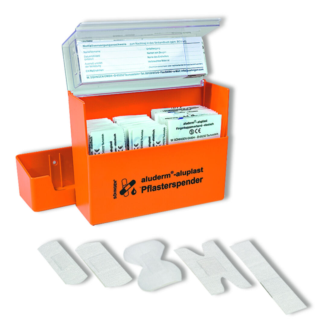 SÖHNGEN PFLASTERSPENDER ALUDERM- ALUPLAST ORANGE