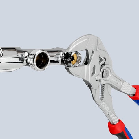 KNIPEX Zangenschlüssel 250mm Comfort-Griff verchromt 86 05 250