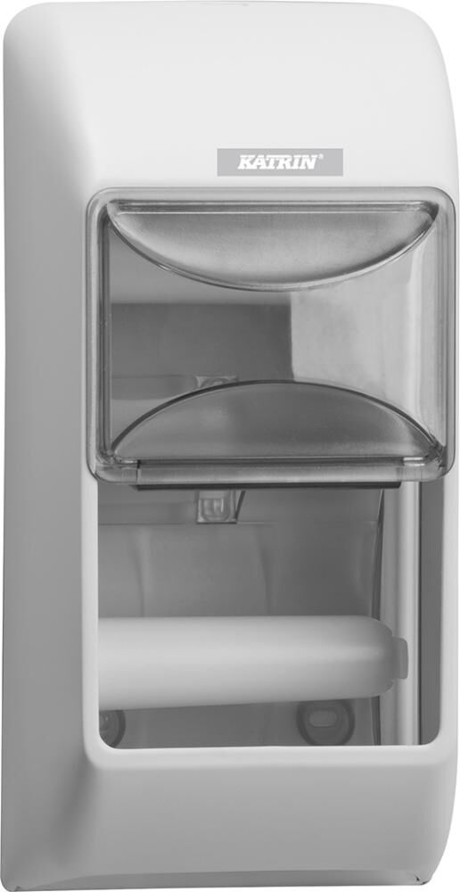 KATRIN Toil.papierspender für 2 Rollen,weiss
