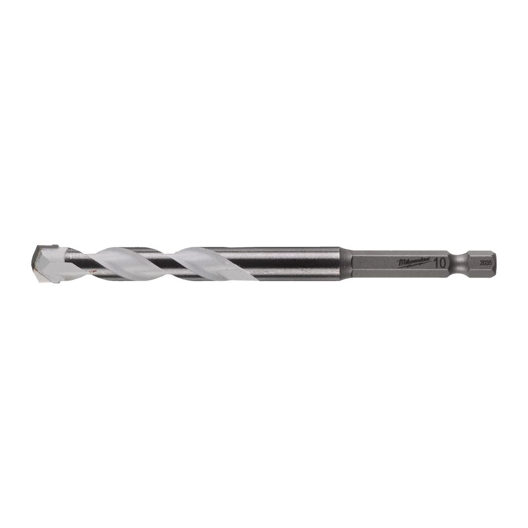 MILWAUKEE SHOCKWAVE Multimaterial Bohrer 1/4" hex 10x120mm