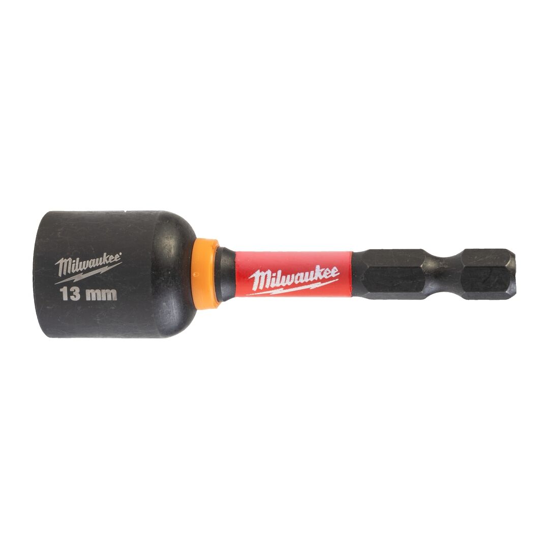 MILWAUKEE Steckschlüssel 1/4" 13x65mm M8 magnetisch SHOCKWAVE