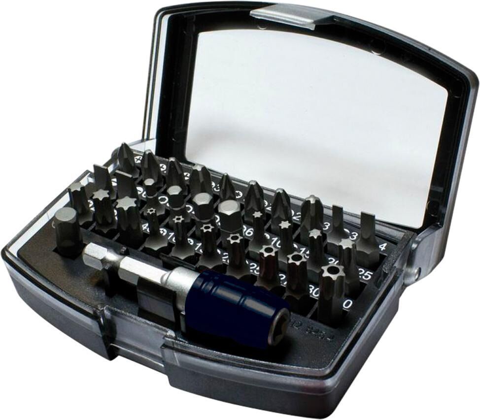 FORTIS Bit Set mit Adapter 32-teilig PH PZ TX