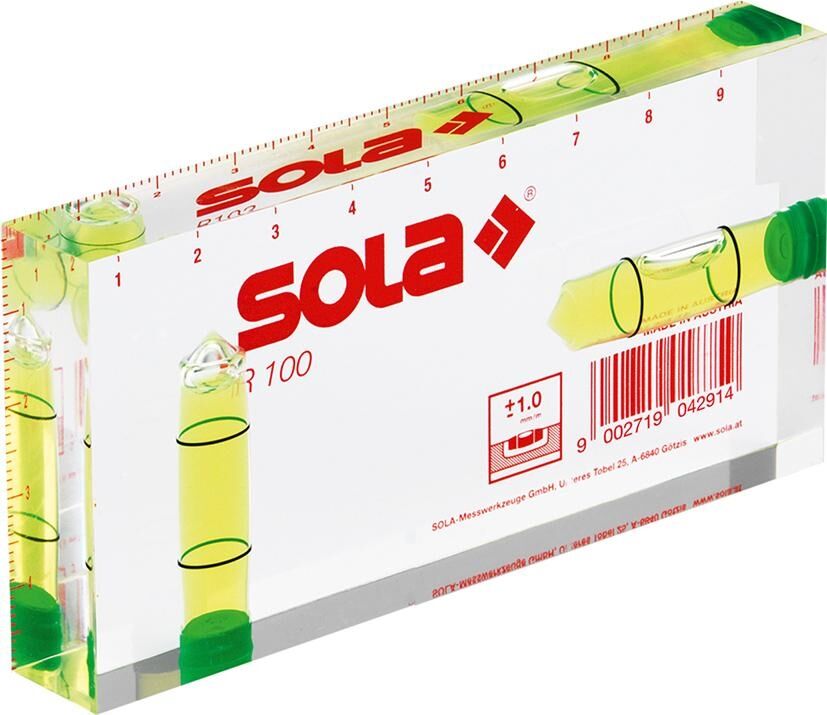 SOLA Kleinwasserwaage R100 10cm