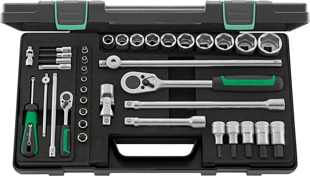 STAHLWILLE Steckschlüssel Set 1/4" + 1/2" 38-teilig
