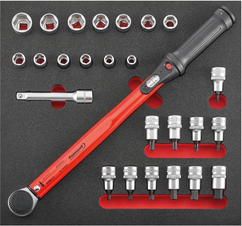 FORMAT Modul 1/3 Drehmoment 1/2" 26-teilig