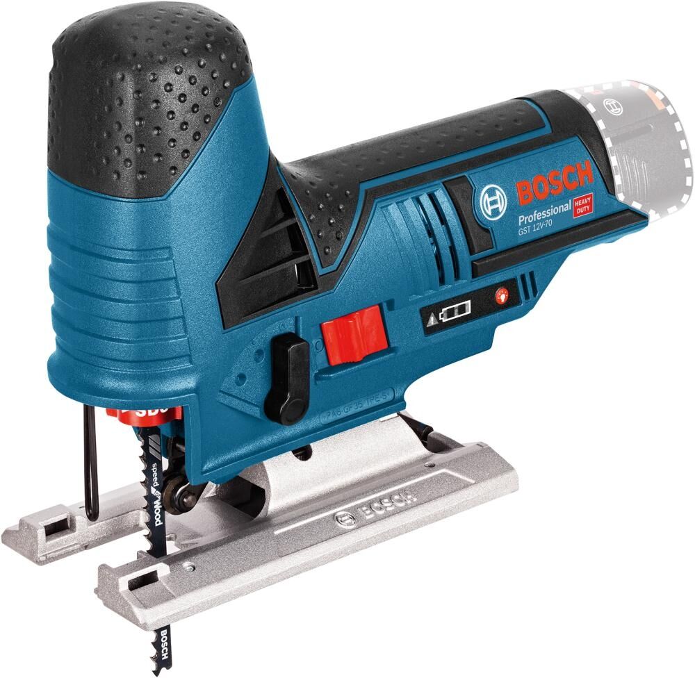 BOSCH Akku-Stichsäge GST 12V-Li Clic & Go in L-BOXX
