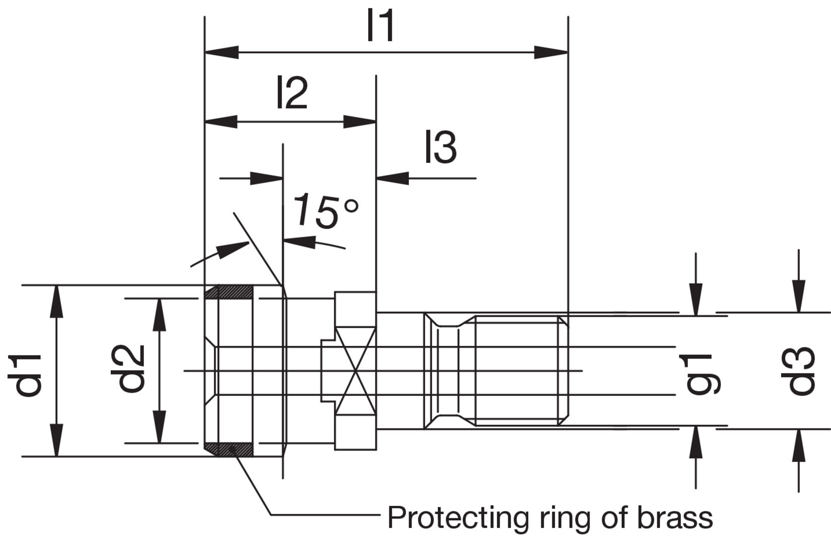 HAIMER Anzugsbolzen DIN69872 A SK50-M24 I.K